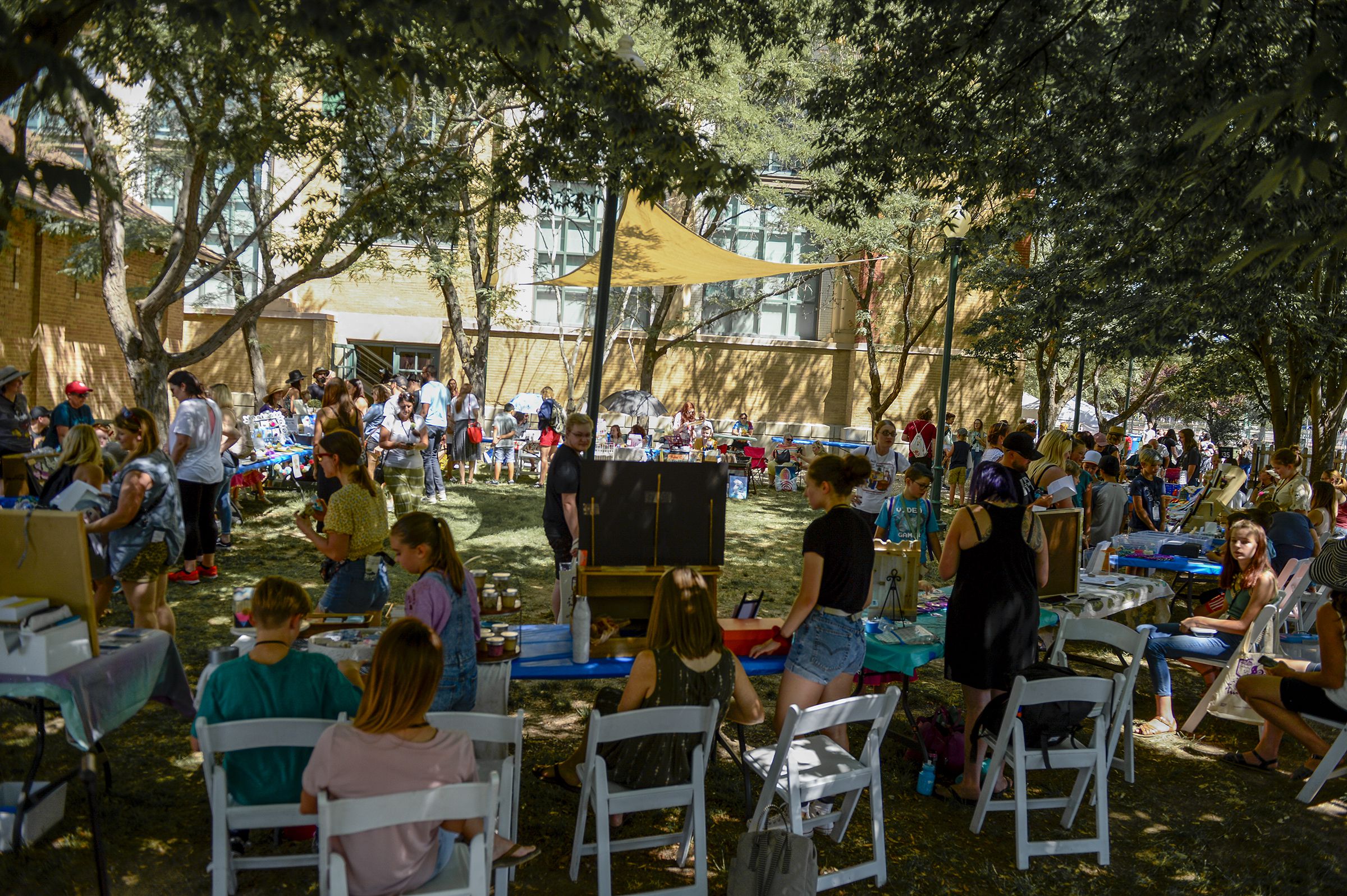 (Leah Hogsten | The Salt Lake Tribune) Craft Lake CityÕs DIY Festival features Kid Row, where children 14 and under make and sell their products. Craft Lake CityÕs DIY Festival is UtahÕs largest local, three day arts festival with over 300 artisans, DIY engineers, vintage vendors and craft food creators.