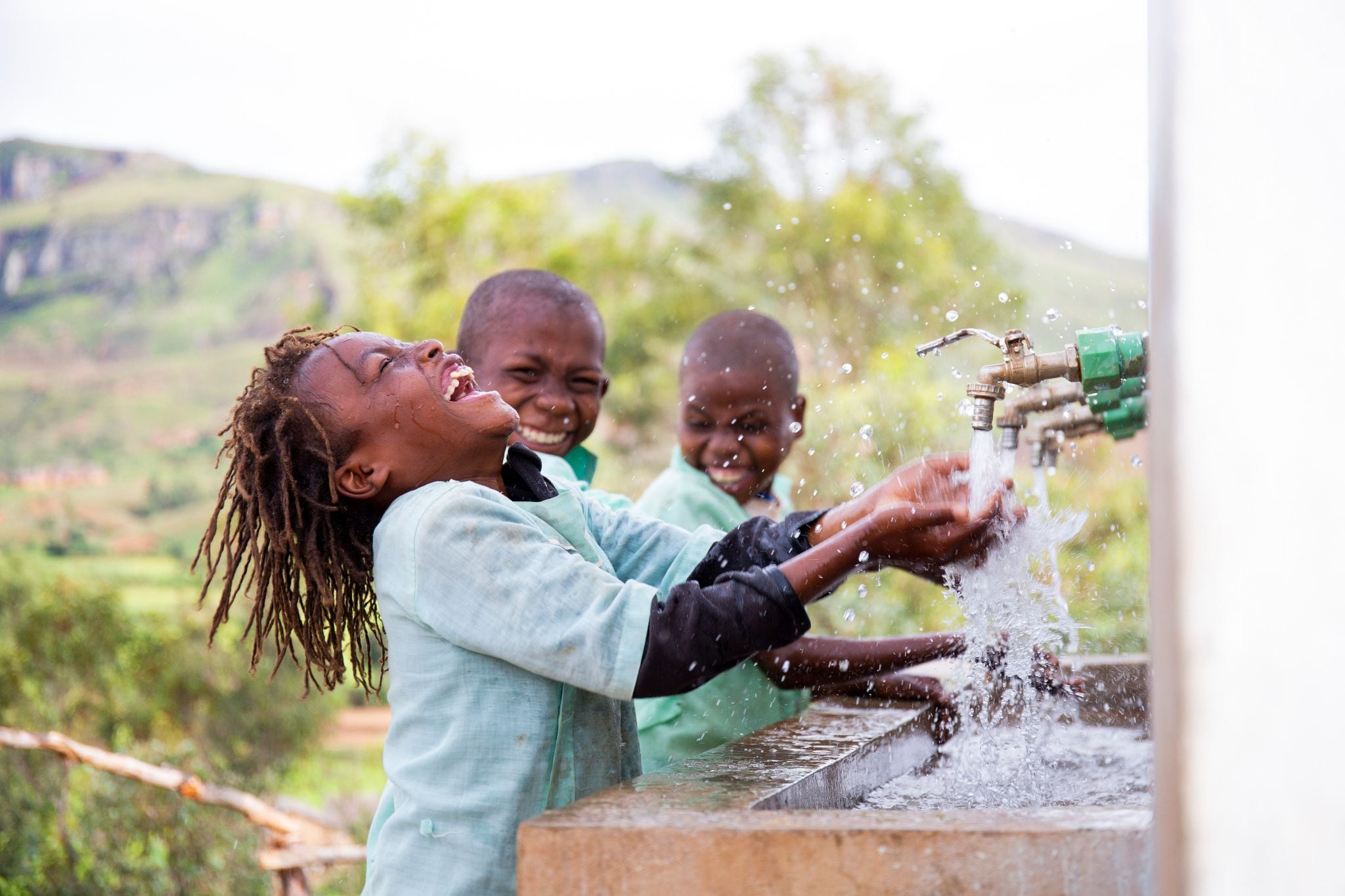 (Ernest Randriarimalala | The Church of Jesus Christ of Latter-day Saints and WaterAid) Latter-day Saint Charities helped fund this water project in Madagascar.