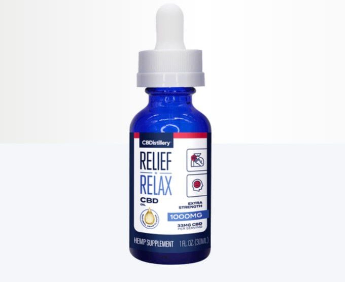 (CBDistillery) | Relief + Relax CBD Oil.