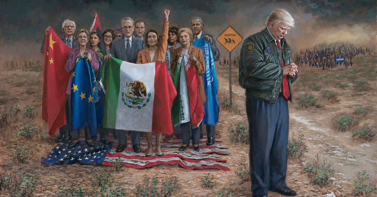 Provo Political Painter Jon McNaughton Puts Donald Trump At The Border   IJGPCFMLSNEQLOSJGLH7ORGEYA 