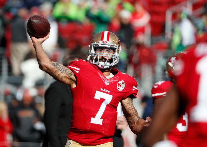 Despite uproar, Kaepernicks number 7 jersey 3rd most popular one for QBs