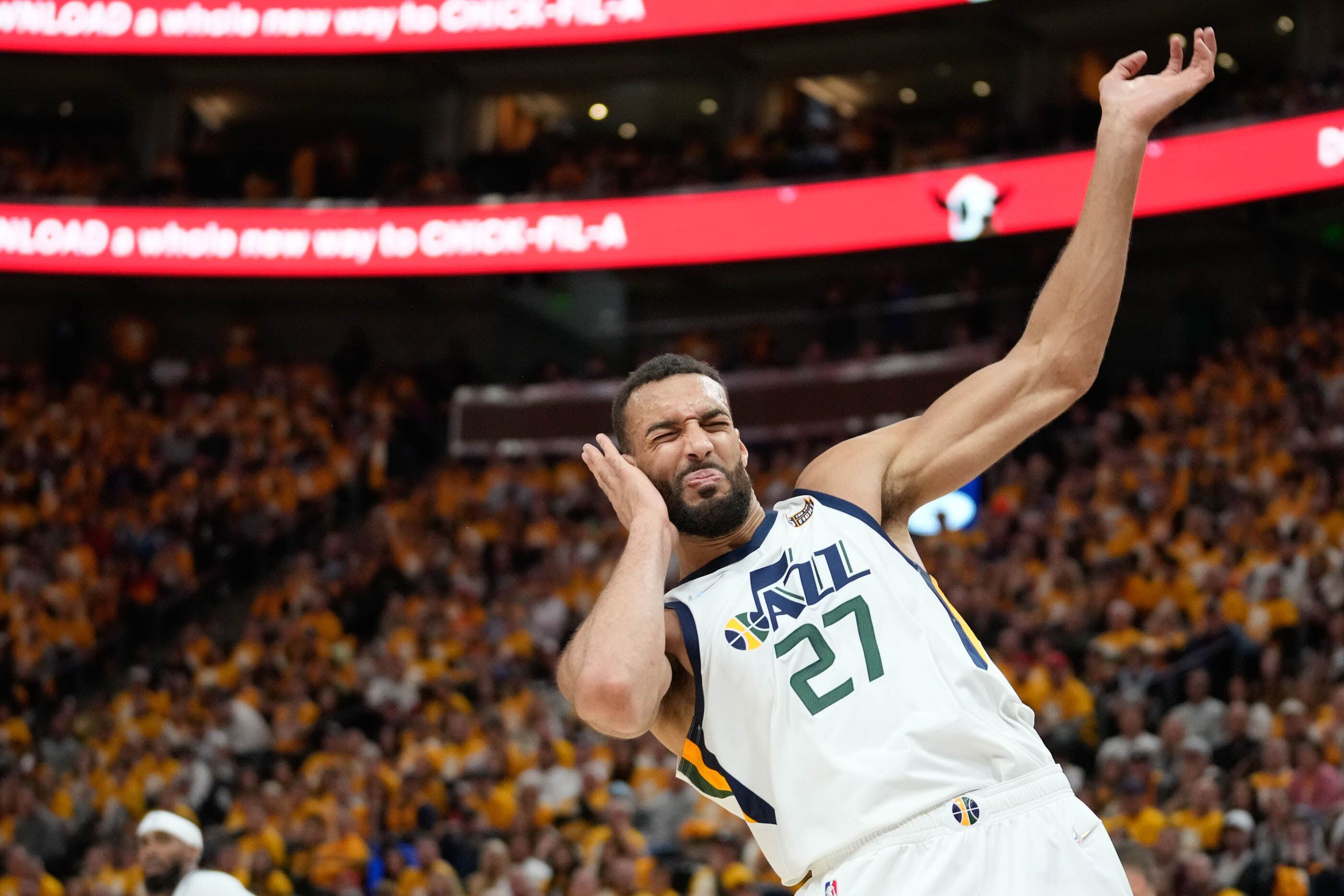 NBA fines Donovan Mitchell, Rudy Gobert for ripping officials