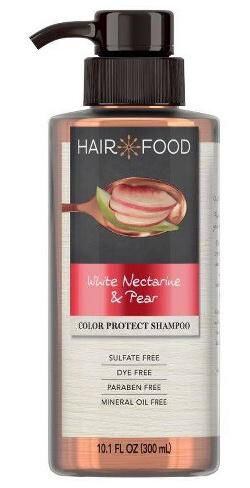 (Hair Food) | White Nectarine & Pear Color Protect Shampoo.