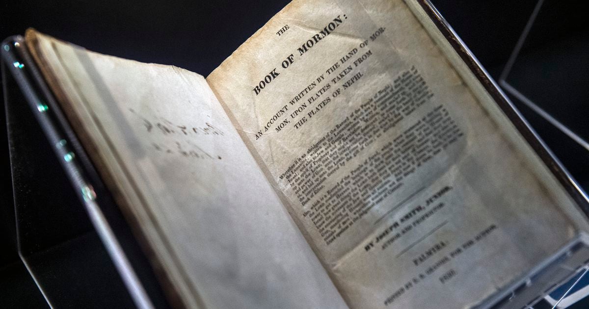 First-edition Book of Mormon sells at auction for $80,000