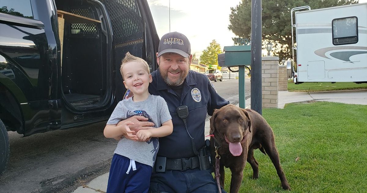 Utah police dog locates â€˜missingâ€™ child in a matter of seconds