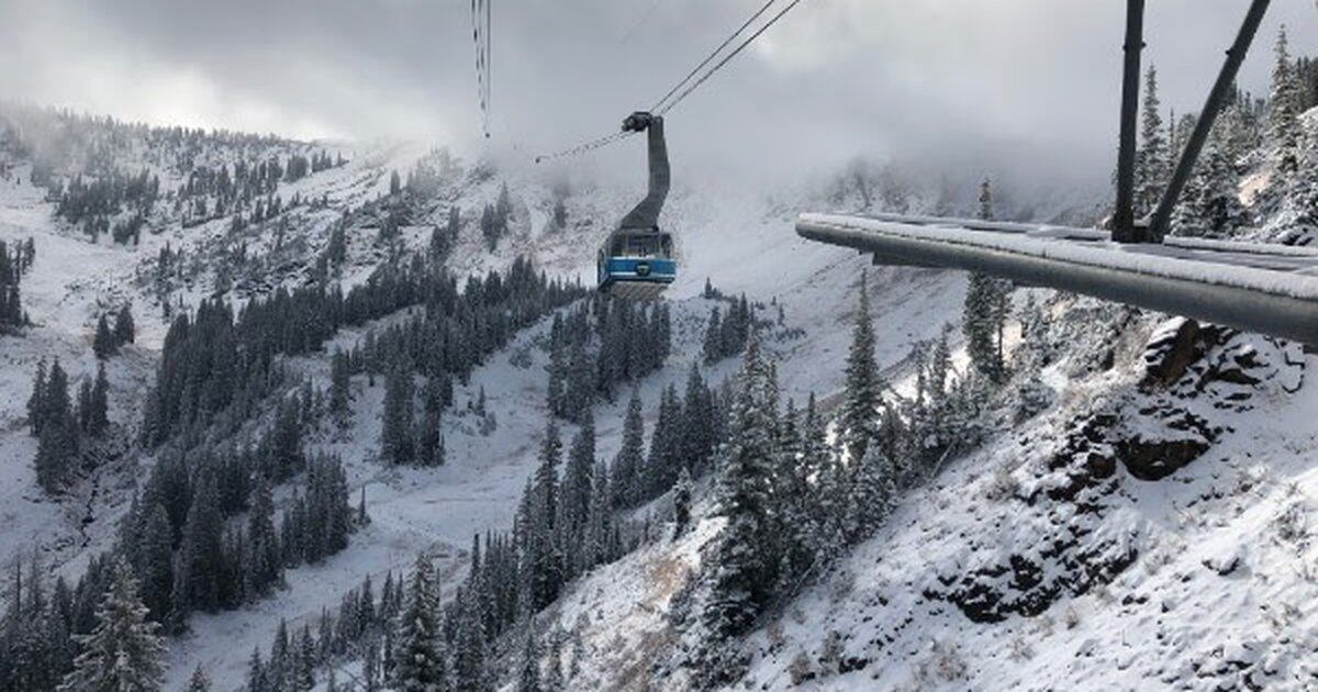 utah ski resort snow totals