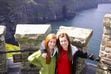 (Michael Patrick O'Brien) Erin and Megan O'Brien at Ireland's Cliffs of Moher.