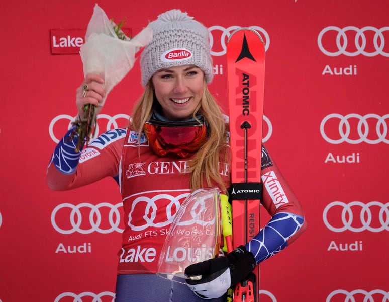 Mikaela Shiffrin races to first World Cup downhill victory - The Salt ...