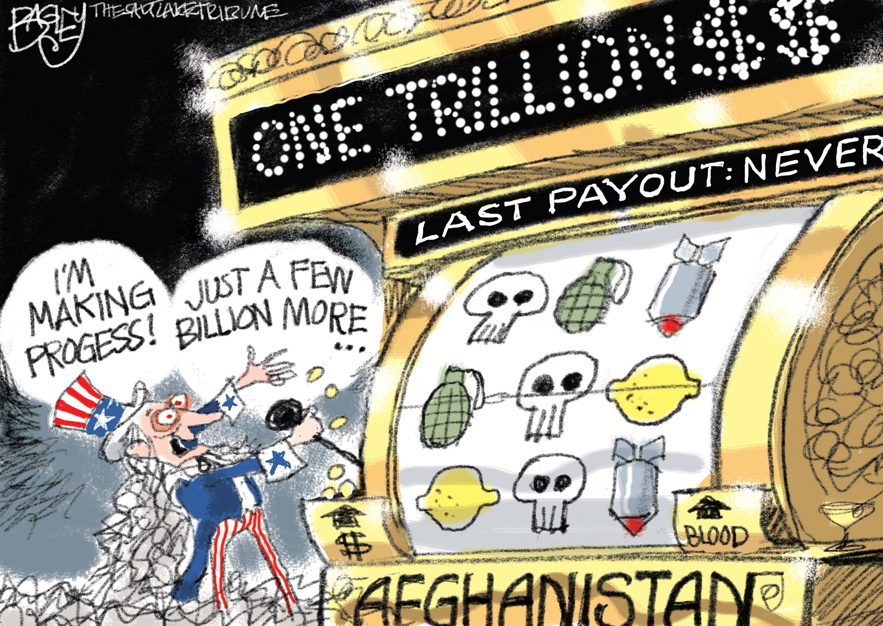 (Pat Bagley | The Salt Lake Tribune) This cartoon, titled "You Might Have a Problem If...," appears in The Salt Lake Tribune on Sunday, Dec. 15, 2019.