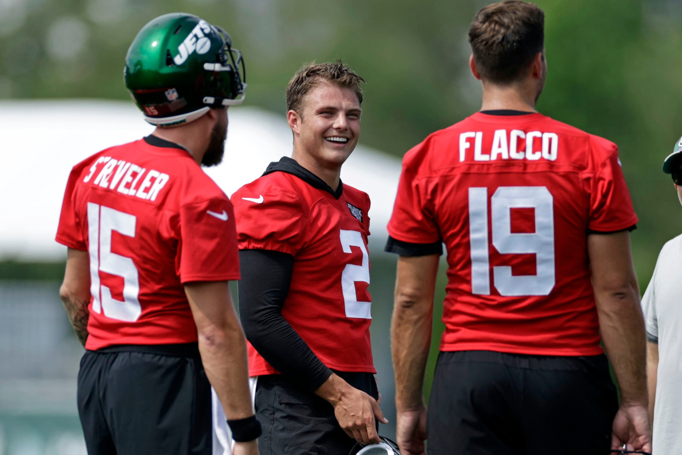 What Zach Wilson said he'll do if Jets bring in more QB