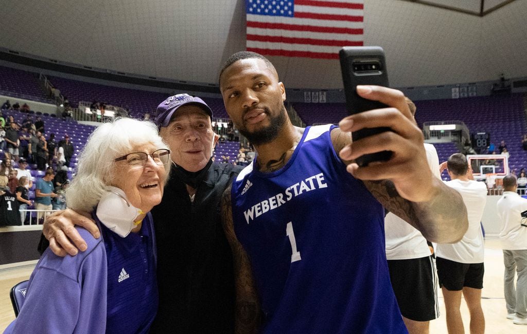 Why is Damian Lillard wearing Weber State jersey? Trail Blazers All-Star  represents college in 3-Point Contest