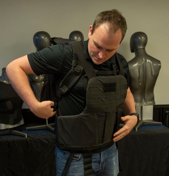 This Utah company makes bulletproof backpacks and has protective gear ...