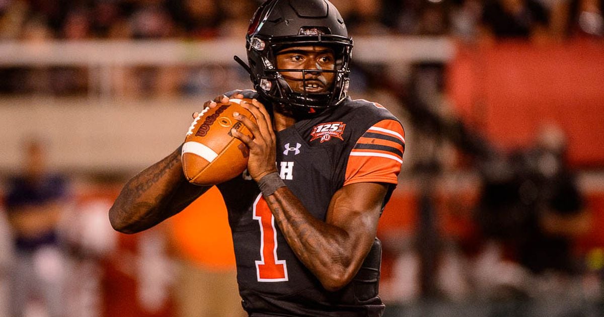 Utes QB Tyler Huntley officially is out for the season, but he may play