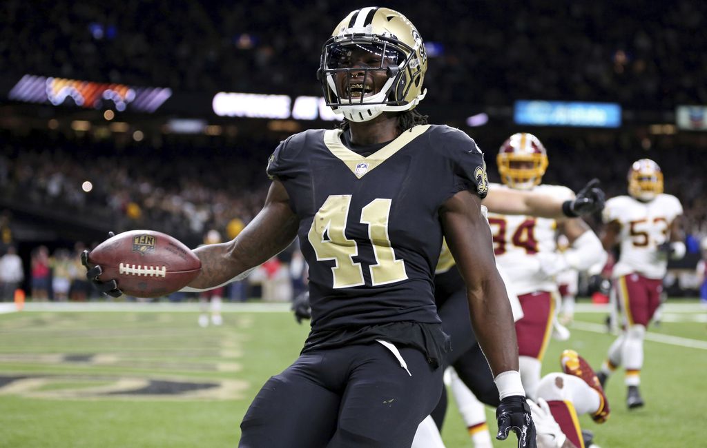 Saints' Alvin Kamara has more rushing touchdowns than 19 NFL teams