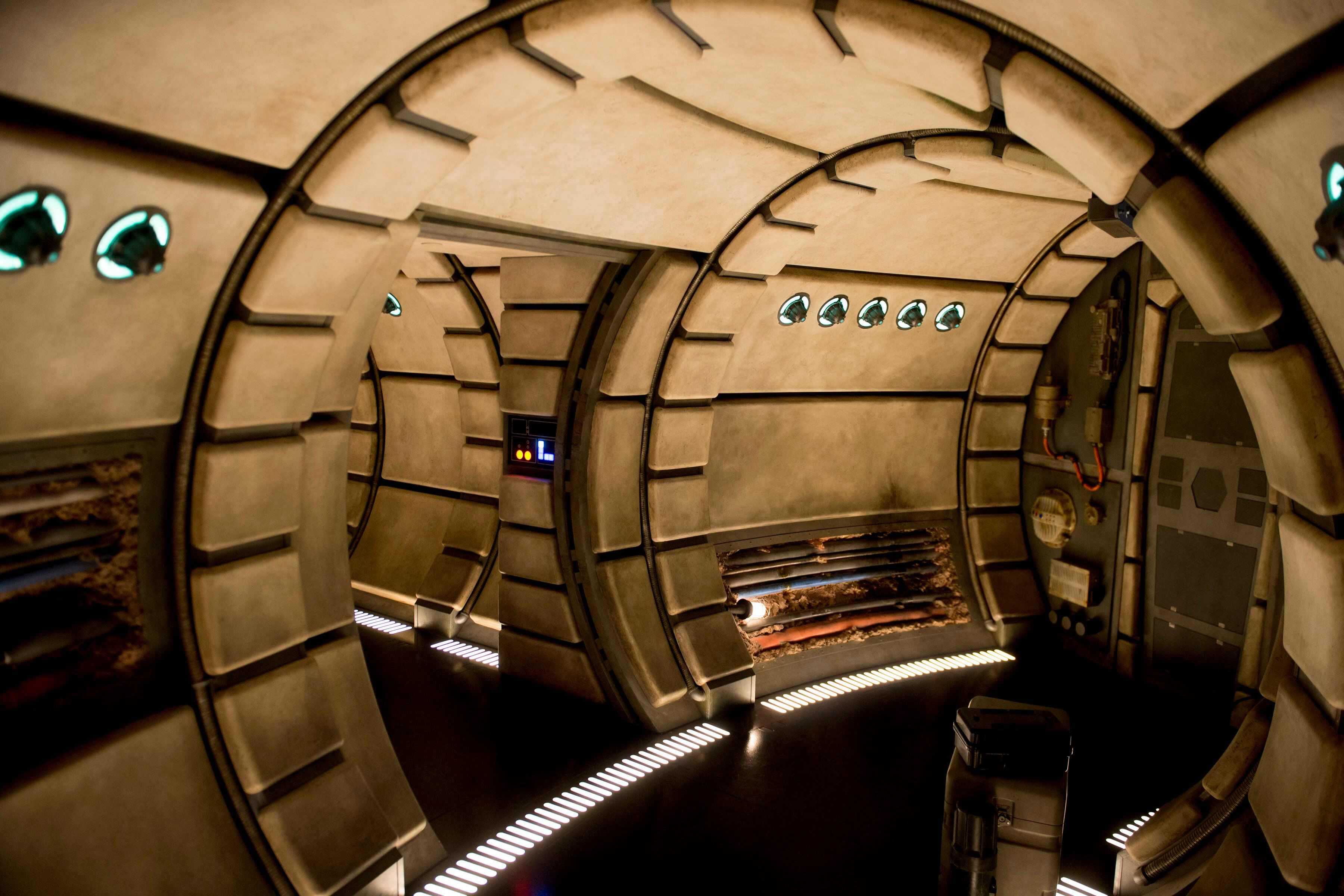 (Jeremy Harmon | The Salt Lake Tribune) The interior of the Millennium Falcon at Star Wars: Galaxy's Edge in Anaheim, Ca. on Wednesday, May 29, 2019.