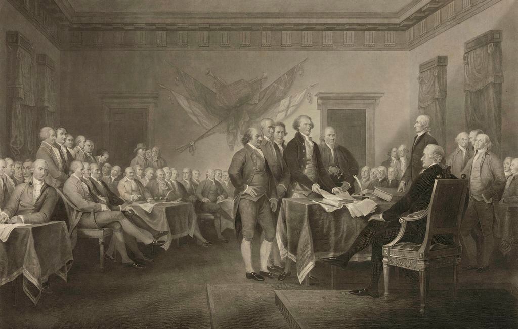 Engraving the Declaration of Independence