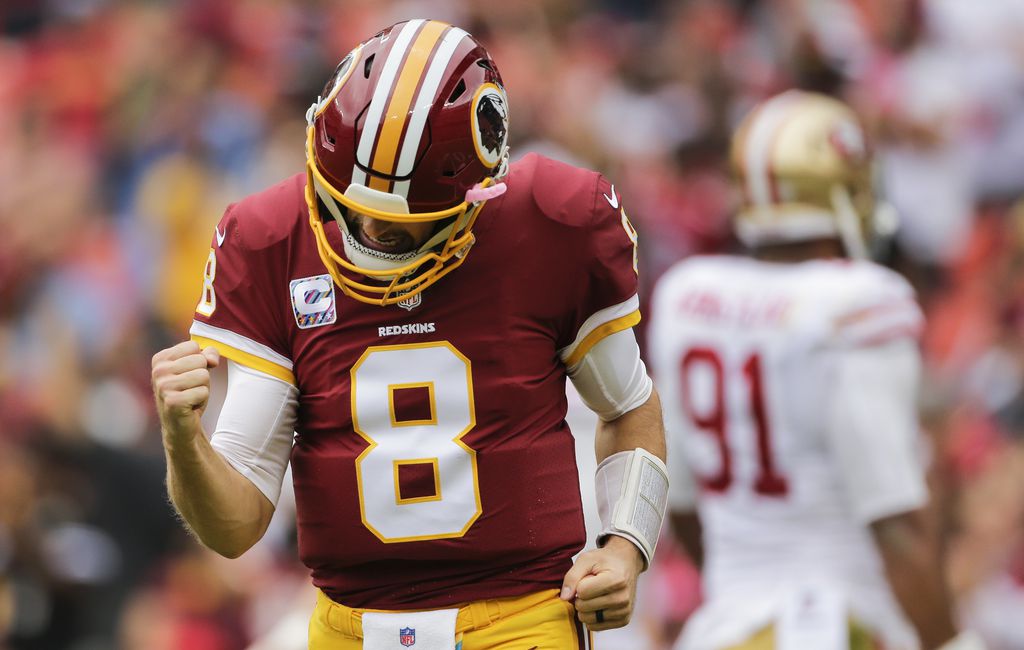 NFL: Cousins struggles as Washington barely holds on to beat 49ers