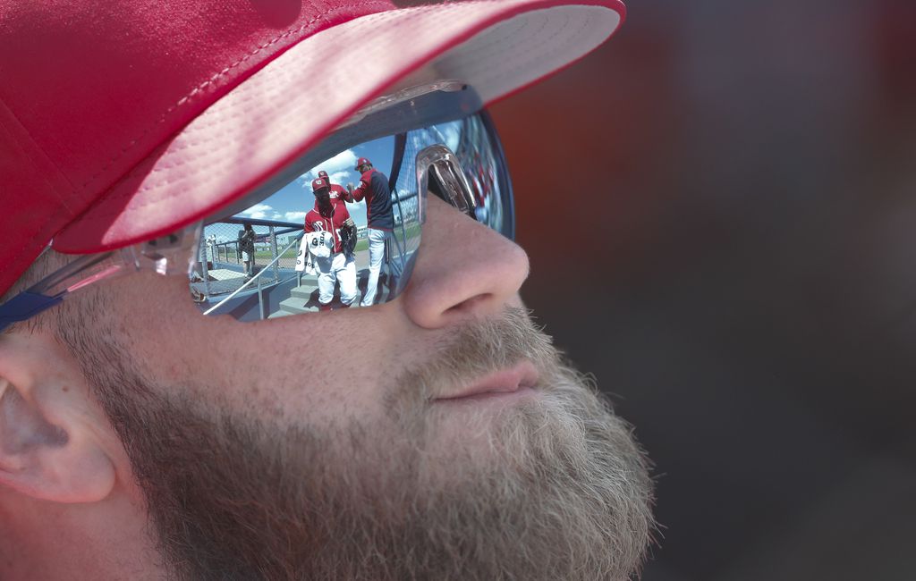 Checking in on the Bryce Harper first base experiment: Are his days as a  right fielder nearing an end?