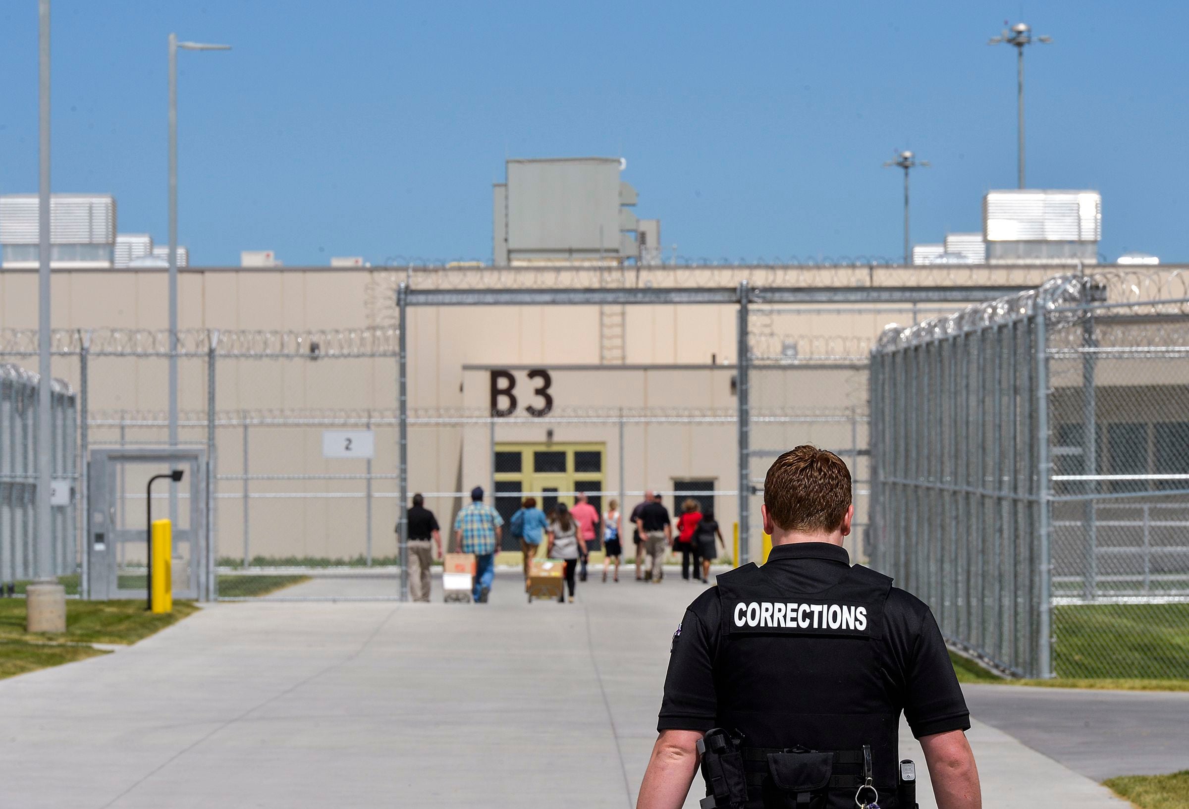 (Chris Samuels | The Salt Lake Tribune) Prison personnel move into new Utah State Correctional Facility in Salt Lake City, Wednesday, June 22, 2022.