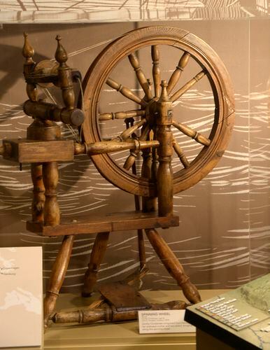 Spinning wheel used by Norwegian immigrants
