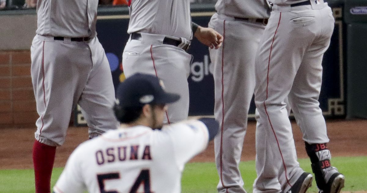 Jackie Bradley hits grand slam vs. Astros