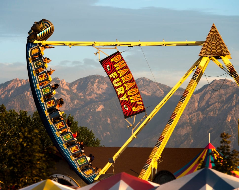 Bright lights and high sights A night at the Utah State Fair The