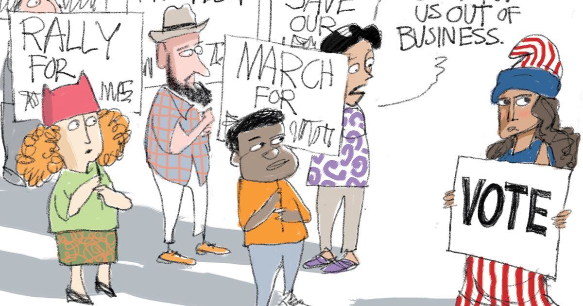 Bagley Cartoon: The Ultimate Protest - The Salt Lake Tribune