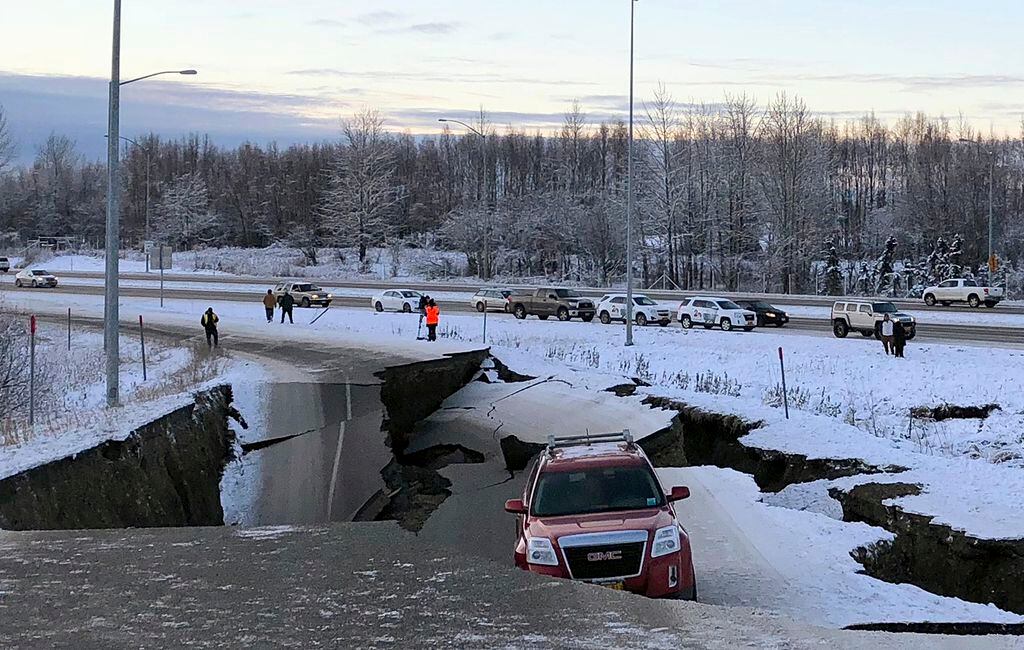 Back to back earthquakes shatter roads and windows in Alaska