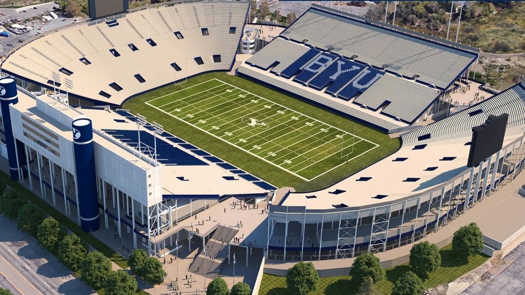 BYU football to allow less than 10 capacity at LaVell Edwards Stadium