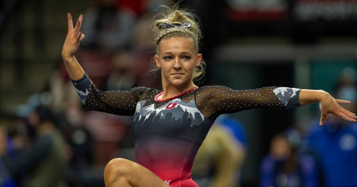 Utah gymnast Jillian Hoffman tore her Achilles. Why the ‘terrifying ...