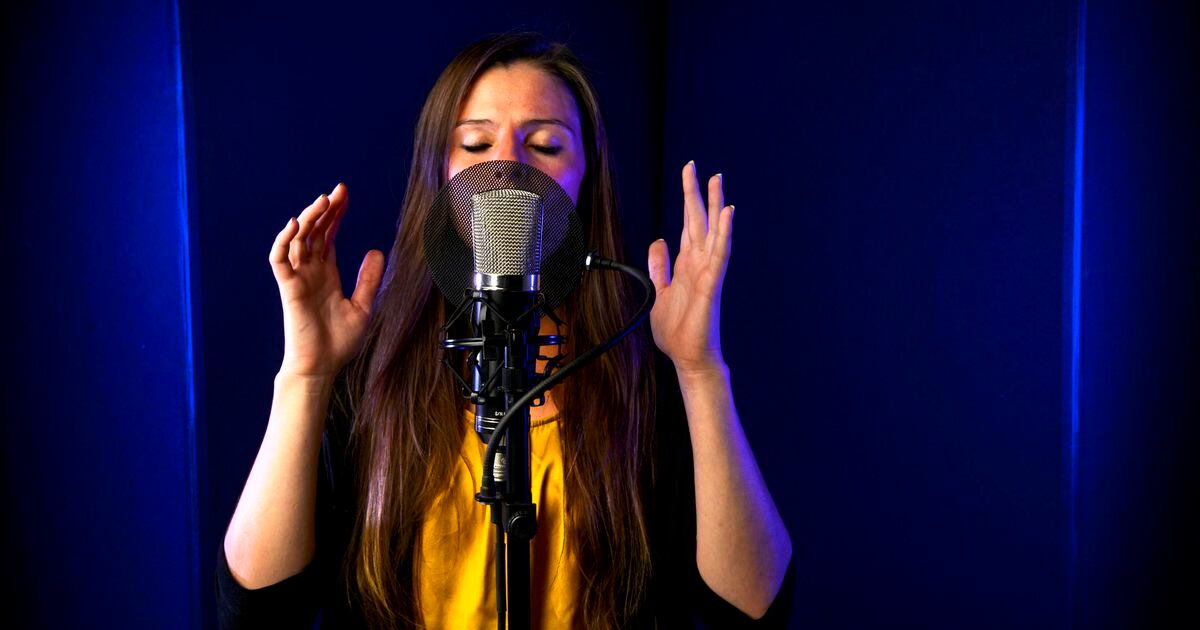 BYU student Nadia Khristean using her (singing) voice to make a difference