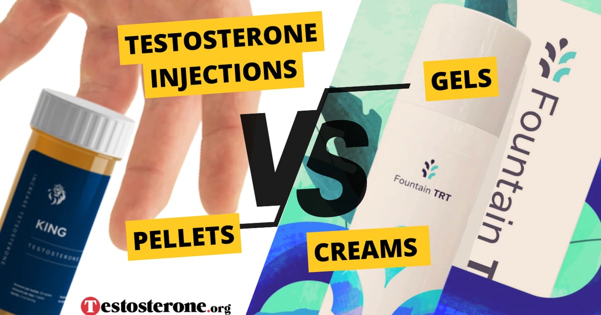 Testosterone Injections Vs Creams Vs Pellets Vs Gels 5519