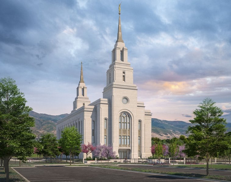 LDS Church releases rendering of its new Layton Temple The Salt Lake