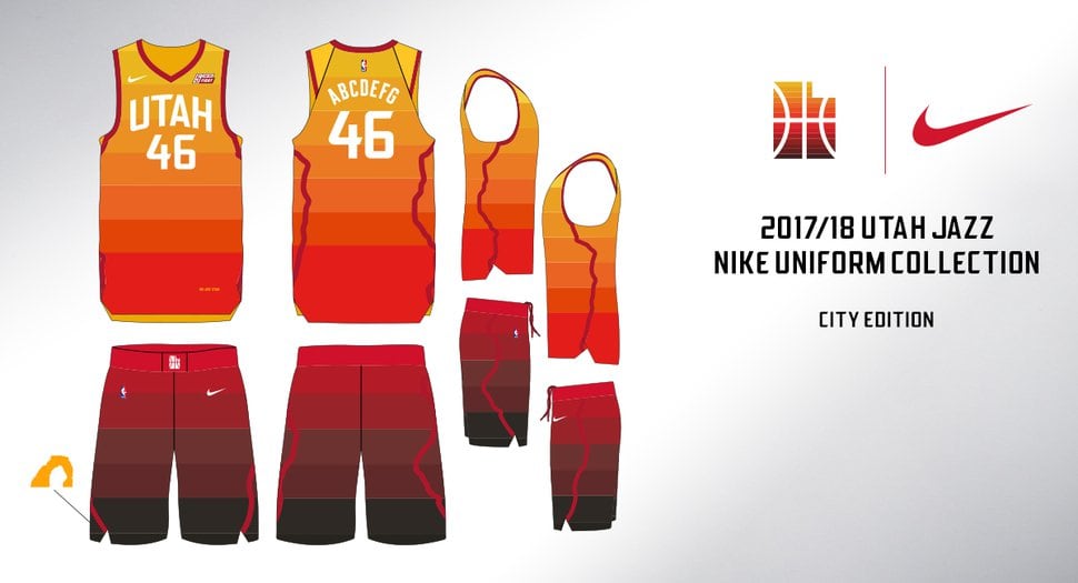 In their new redrock-inspired uniforms, the Utah Jazz are ...