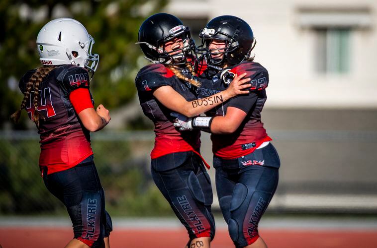 Here's what spirit, speed and grit looked like at championship games in the  Utah Girls Tackle Football League