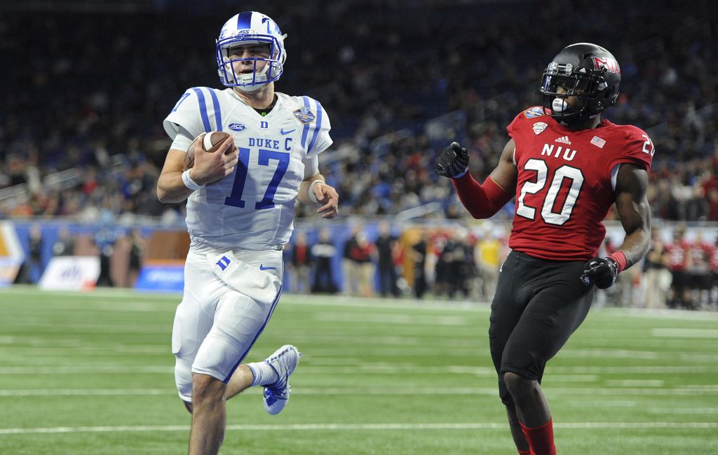 Duke QB Daniel Jones: 413 Total Yards, 4 TDR vs Northwestern 