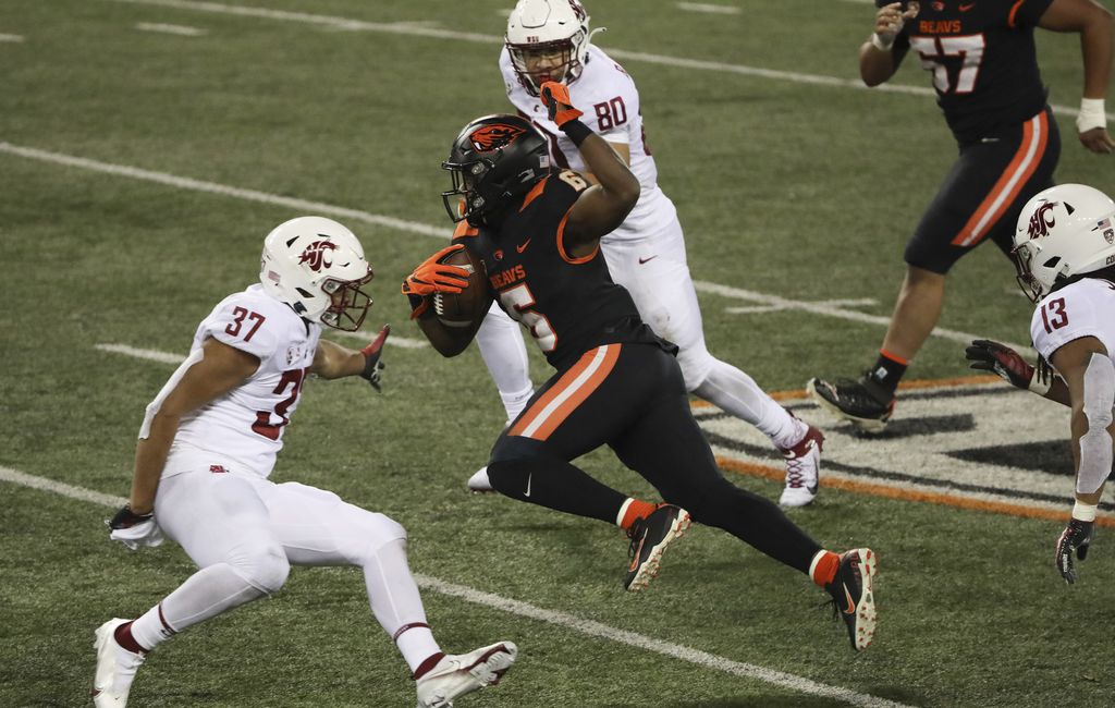 Jermar Jefferson Running Back Oregon State