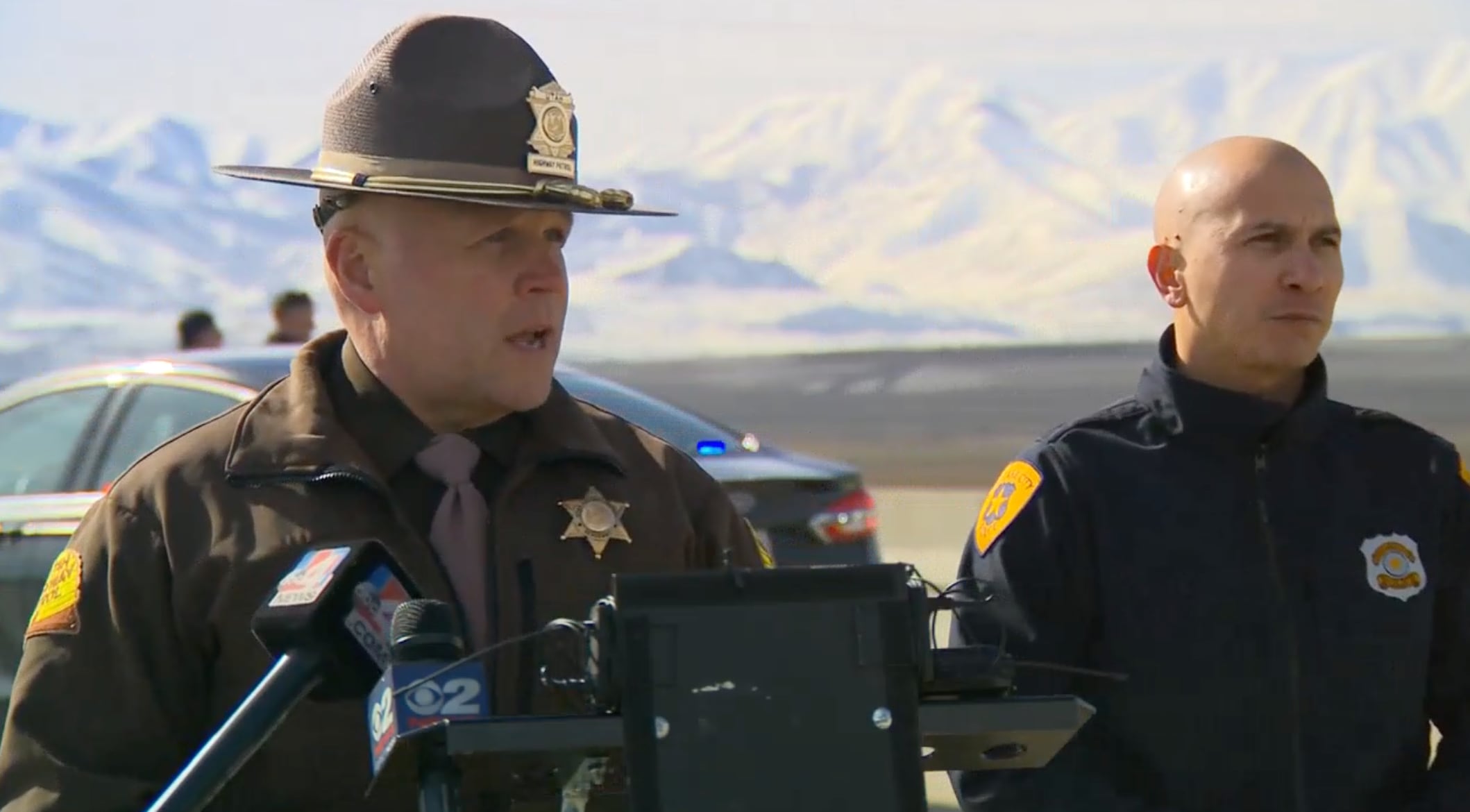 KSL 5 TV - A Utah Highway Patrol trooper's vehicle was hit
