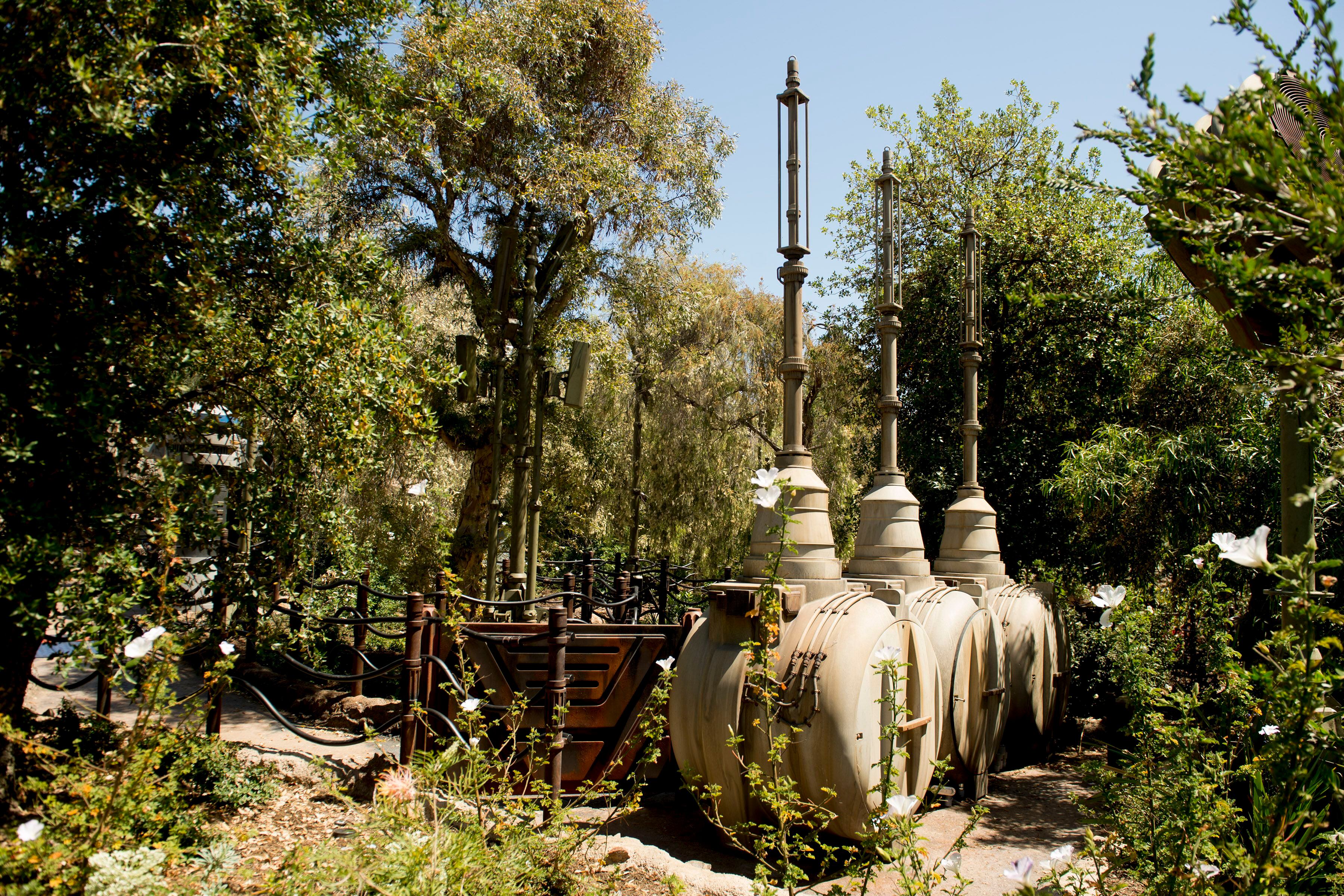 (Jeremy Harmon | The Salt Lake Tribune) Equipment belonging to the Resistance is seen at Star Wars: Galaxy's Edge in Anaheim, Ca. on Wednesday, May 29, 2019.