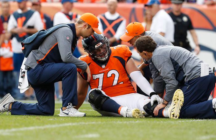 Broncos' Bolles, former Utes star, injured in rout of Cowboys