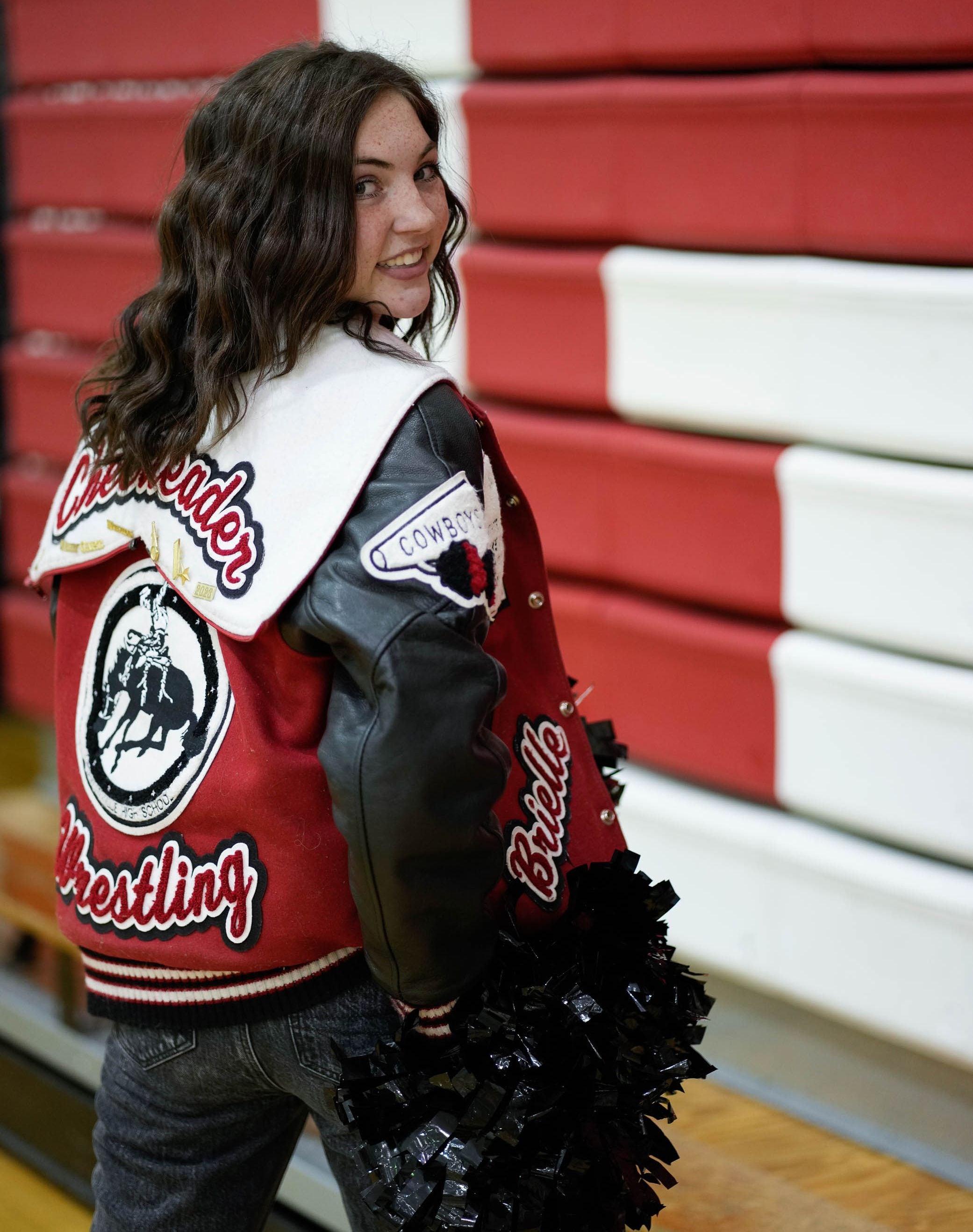 (Francisco Kjolseth | The Salt Lake Tribune) Grantsville High School senior Brielle Fawson, pictured on Thursday, May 4, 2023, found her athleticism in cheerleading to be a big asset in wrestling, winning the 3A state individual championship last year in the 125-pound class. 