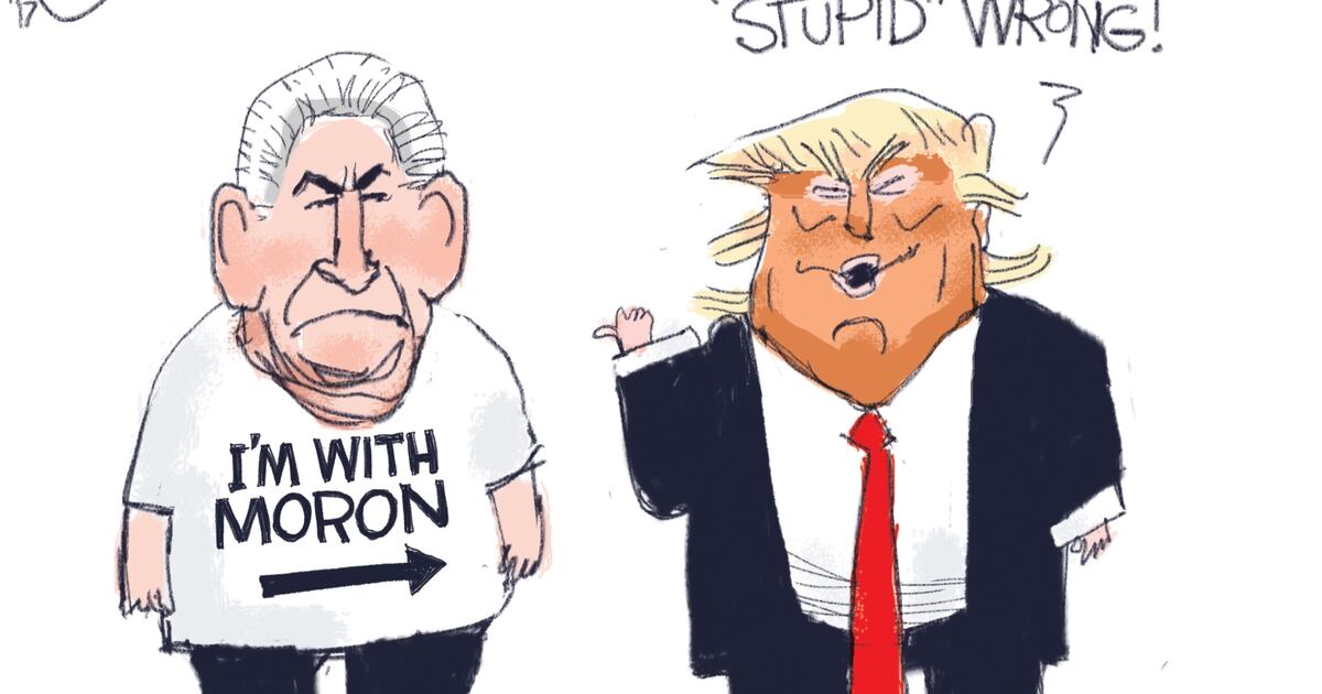 Bagley Cartoon Trump Iq Test The Salt Lake Tribune