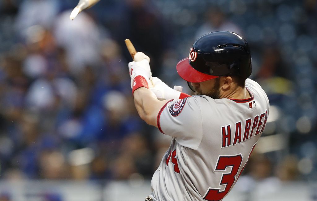 Bryce Harper shaved before Monday's game