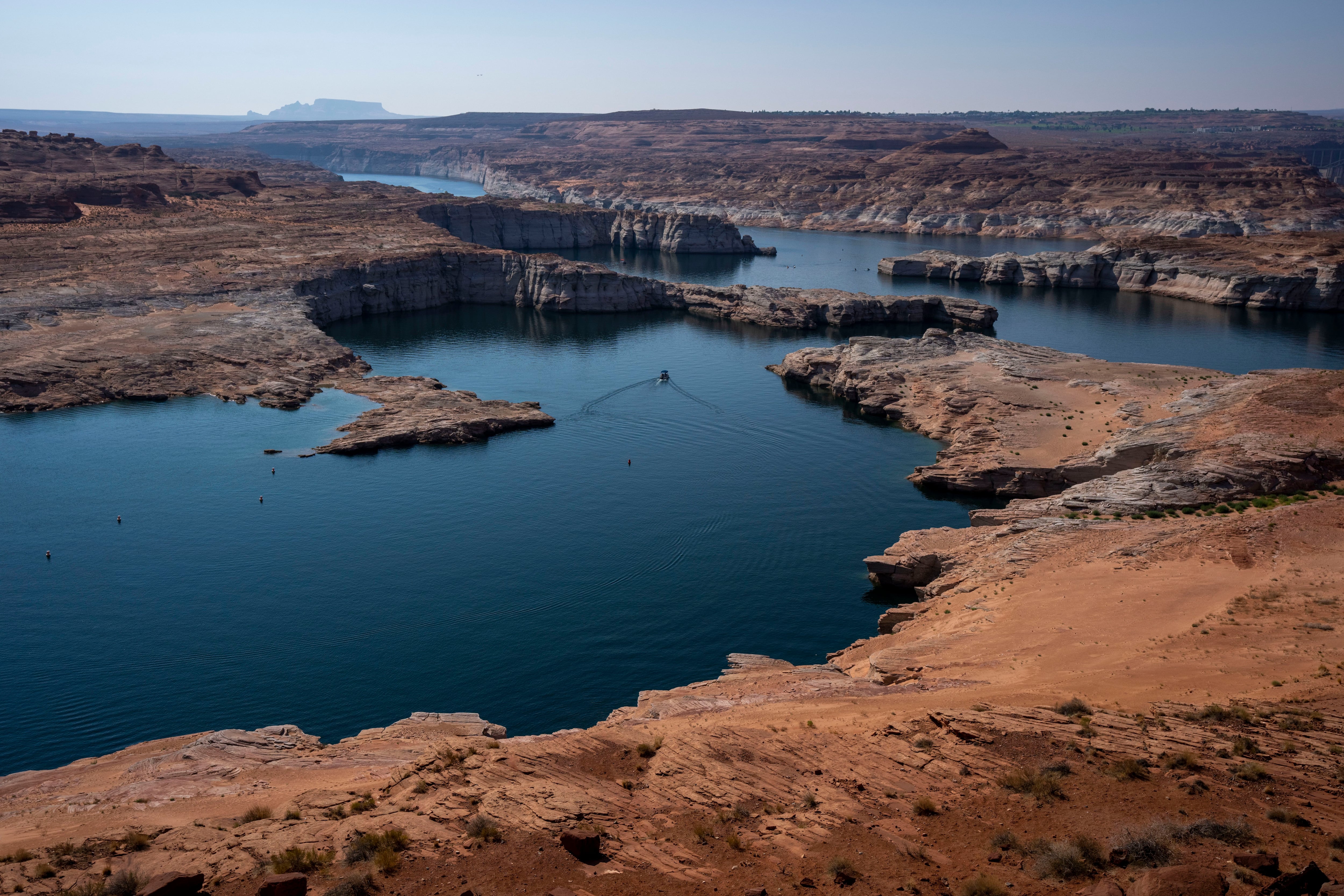 National Park Service Struggles To Keep Boat Ramps Open As Lake Powell Hits Historic Low