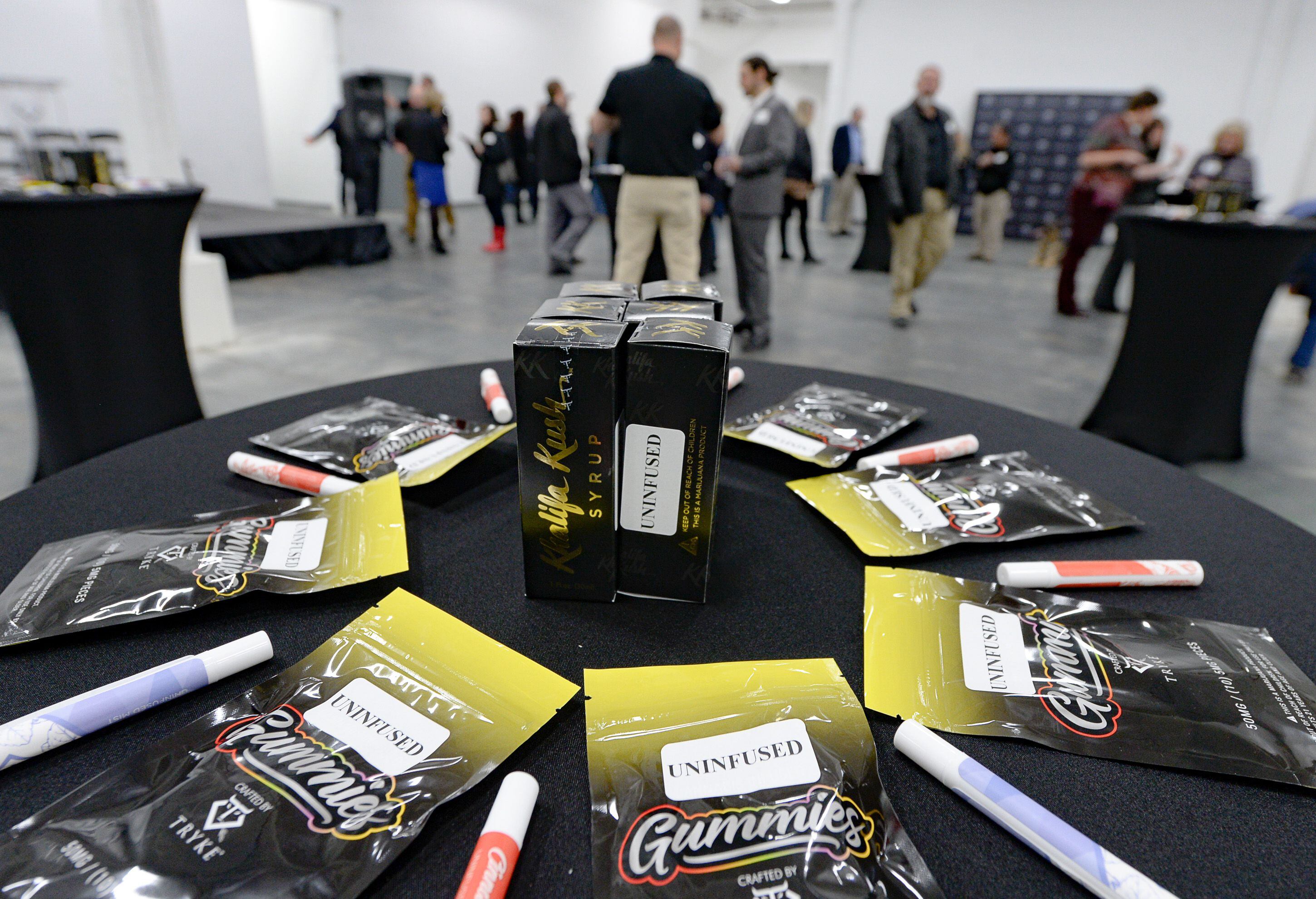 (Francisco Kjolseth | The Salt Lake Tribune) Uninfused cannabis products are put on display at Tryke, as the company celebrates the grand opening of its cannabis farm in Tooele, on Thursday, Jan. 30, 2020.