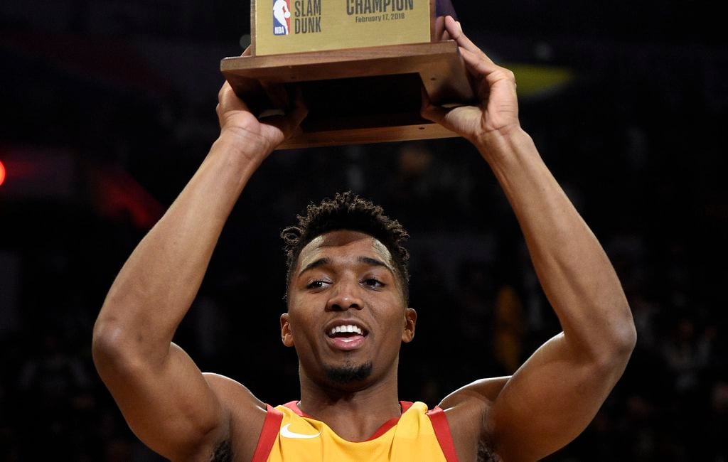 All-Star dunk contest: Utah's Donovan Mitchell wins with nod to Vince Carter