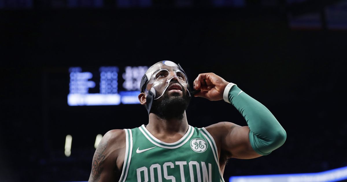 Masked Man: Irving Returns As Celtics Win 13th Straight