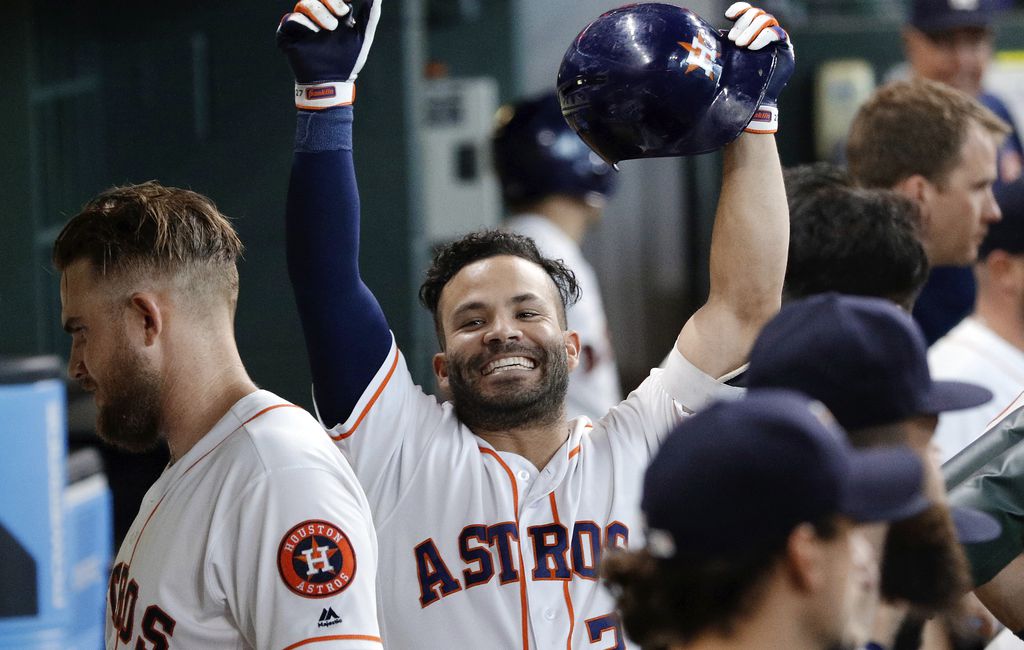Jose Altuve helps lift Astros to World Series Game 2 win - The Washington  Post