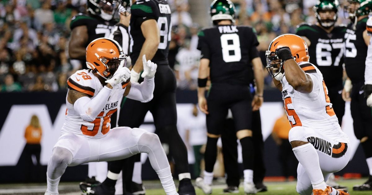 East Rutherford, New Jersey, USA. 16th Sep, 2019. Cleveland Browns