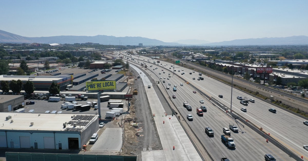 I 15 Soon To Look Much Different In Sandy 9000 South Closes Overnight Saturday For That Construction The Salt Lake Tribune